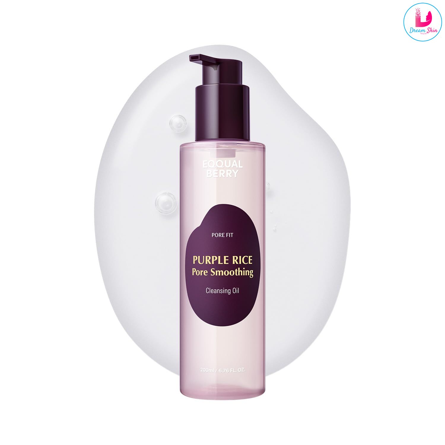 Eqqualberry Purple Rice Pore Smoothing Cleansing Oil [200ml]